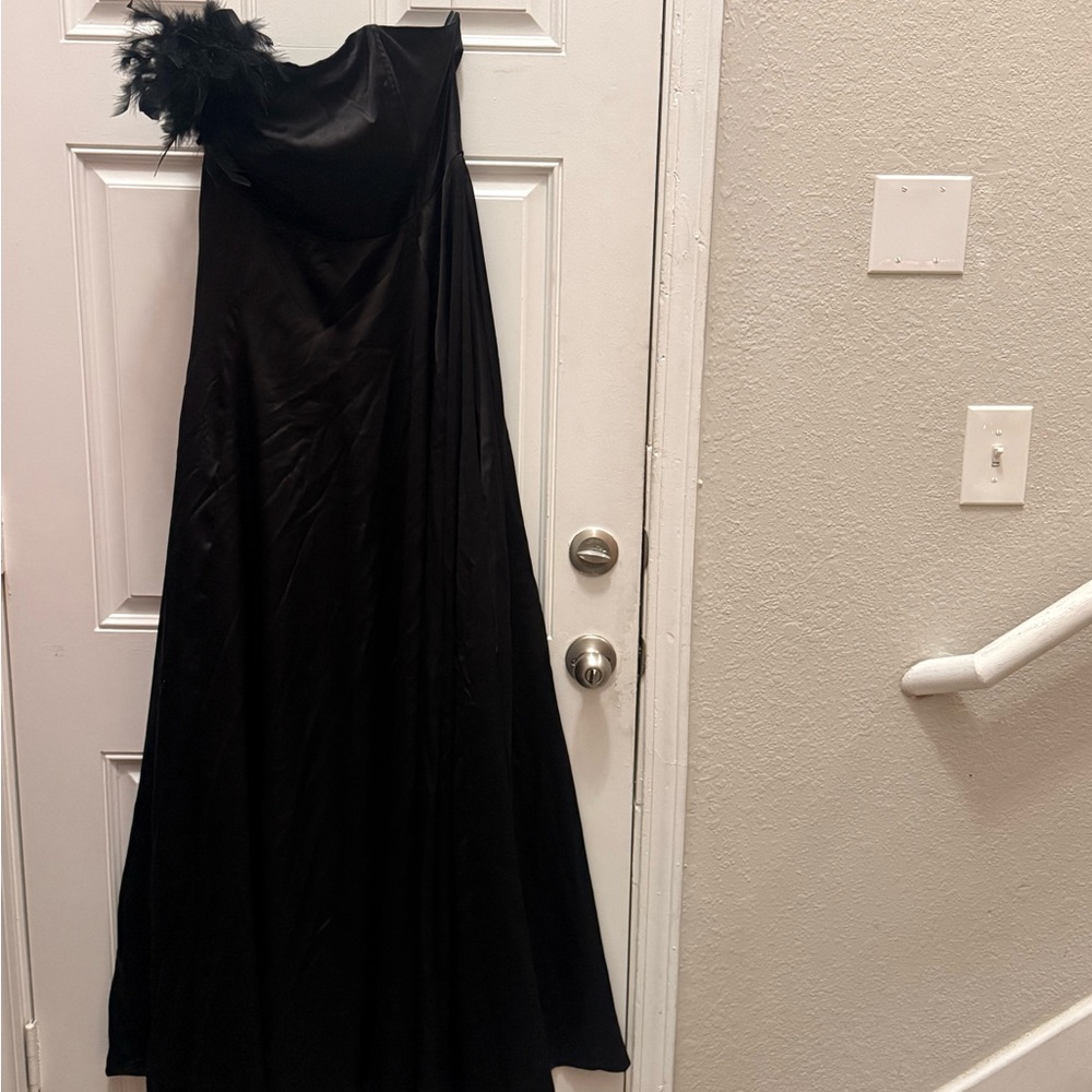 Fashion Nova Black Strapless Dress